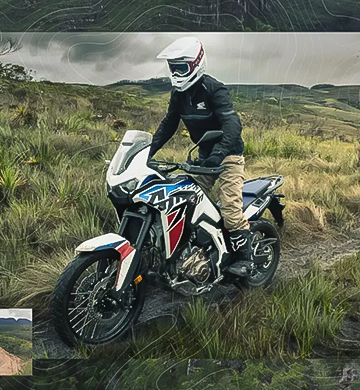 banner CRF 1100L Africa Twin